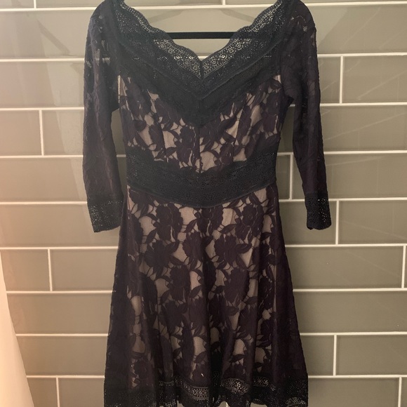 Free People black lace dress - Picture 1 of 7